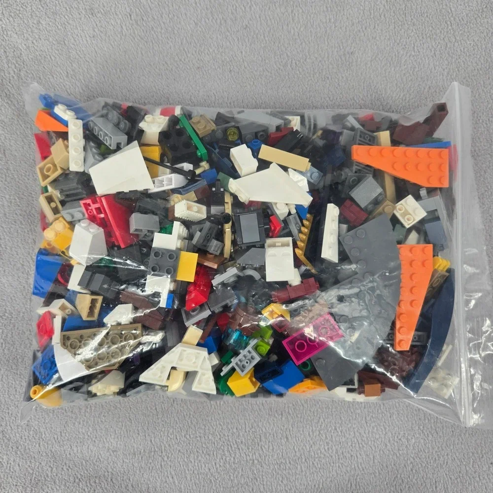 LEGO 2lb 2oz Bulk Mixed Bricks Plates Specialty Pieces Multicolor Creative Lot